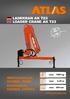 LADEKRAN AK T23 LOADER CRANE AK T23