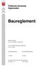 Baureglement. Politische Gemeinde Raperswilen. Öffentliche Auflage: vom 22. Aug bis 10. Sept. 2003