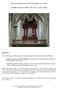 Restaurationsbericht der Goll-Orgel von Christkatholischen Kirche St. Peter + Paul, Bern