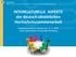 INTERKULTURELLE ASPEKTE der deutsch-ukrainischen Hochschulzusammenarbeit