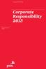 Corporate Responsibility 2013