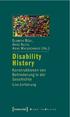 Elsbeth Bösl, Anne Klein, Anne Waldschmidt (Hg.) Disability History