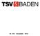 TSV Neue Sektion Baden Heft Nr