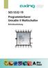 SES Programmierbarer Unicable II Multischalter. Betriebsanleitung