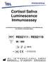 Cortisol Saliva Luminescence Immunoassay