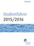 Studienführer 2015/2016