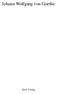 Johann Wolfgang von Goethe