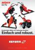MÄHER 616 / 626 / 636 L / 746. Komfortable Mäher für vielseitige Einsätze. Einfach und robust.