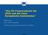 Der EU-Finanzrahmen bis 2020 und die neue Europäische Kommission