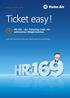 HR-169 der Ticketing Code mit zahlreichen Möglichkeiten.