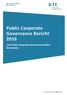 Public Corporate Governance Bericht 2016