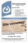Informationsbrief Ausgabe 2 / 2012