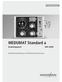 MEDUMAT Standard a. Beatmungsgerät WM Gerätebeschreibung und Gebrauchsanweisung