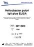 Helicobacter pylori IgA plus ELISA