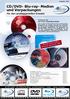 CD/DVD- Blu-ray- Medien und Verpackungen