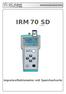 IRM 70 SD Impulsreflektometer mit Speicherkarte