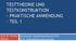TESTTHEORIE UND TESTKONSTRUKTION - PRAKTISCHE ANWENDUNG - TEIL 1