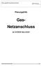 Planungshilfe Gas- Netzanschluss der N-ERGIE Netz GmbH