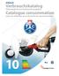 Verbrauchskatalog. Catalogue consommation