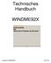 Technisches Handbuch WINDME92X. Handbuch WINDME92X