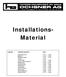 Installations- Material