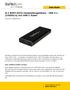 M.2 NGFF SATA Festplattengehäuse - USB 3.1 (10Gbit/s) mit USB-C Kabel