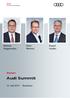 Audi Kommunikation. Peter Mertens. Dietmar Voggenreiter. Rupert Stadler. Reden. Audi Summit. 11. Juli 2017 Barcelona