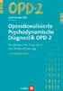 Arbeitskreis OPD (Hrsg.) Operationalisierte Psychodynamische Diagnostik OPD-2