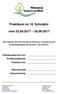 Praktikum im 10. Schuljahr. vom