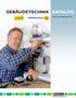 GEBÄUDETECHNIK KATALOG