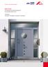 Fenster- und Türtechnologie. Roto Door. Das abgestimmte Bauteileprogramm für dauerhaft dichte Türen. Katalog für DoorSafe DoorBase DoorLine DoorPlus
