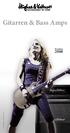 Gitarren & Bass Amps. Preisliste.