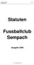 Statuten. Fussballclub Sempach