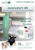 ascarosteril AB wirksam gegen Keime und Parasiten PRODUKTINFORMATION Antiparasitäre und antimikrobielle Desinfektion in einem Arbeitsgang
