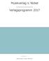 Musikverlag V. Nickel. Verlagsprogramm 2017