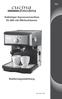 Siebträger-Espressomaschine ES-800 mit Milchschäumer
