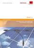 Solarline. Vorkonfektionierte Y-Abzweigleitungen Pre-assembled Y-branch cables. Advanced Contact Technology