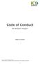 Code of Conduct. der Kümpers-Gruppe 1. Stand: Basiert auf dem Wording des Code of Conduct des Gesamtverbandes textil+mode