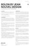 BOLON BY JEAN NOUVEL DESIGN MONTAGEANLEITUNG ROLLENWARE
