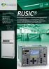 RUSIC. Zentrales Sicherheitsbeleuchtungssystem. mit freier Wahl für Stromkreismischbetrieb, Einzelleuchten- oder Stromkreisüberwachung, internen oder