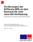 Forderungen der Erftkreis-SPD an den Konvent für eine neue EU-Verfassung