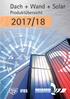 Dach + Wand + Solar Produktübersicht 2017/18 IFBS