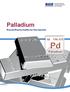 Palladium. Rohstoffwirtschaftliche Steckbriefe