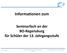 Informationen zum Seminarfach an der BO-Regensburg für Schüler der 13. Jahrgangsstufe