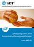 Deutscher Arbeitskreis für Konzentrative Bewegungstherapie (DAKBT) e.v. Jahresprogramm 2018 Konzentrative Bewegungstherapie.