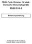 FS20-Funk-Dimmer für elektronische FS20 DI10-2
