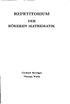 REPETITORIUM DER HÖHEREN MATHEMATIK. Gerhard Merziger Thomas Wirth