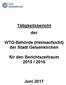 Tätigkeitsbericht der. WTG-Behörde (Heimaufsicht) der Stadt Gelsenkirchen. für den Berichtszeitraum 2015 / 2016