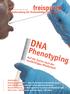 DNA. Phenotyping. Auf der Suche nach der verdächtigen Minderheit