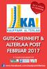 GUTSCHEINHEFT & ALTERLAA POST FEBRUAR 2017